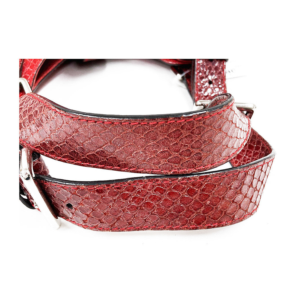 Celine Python Red Shoulder Bag - Picture 5 of 7